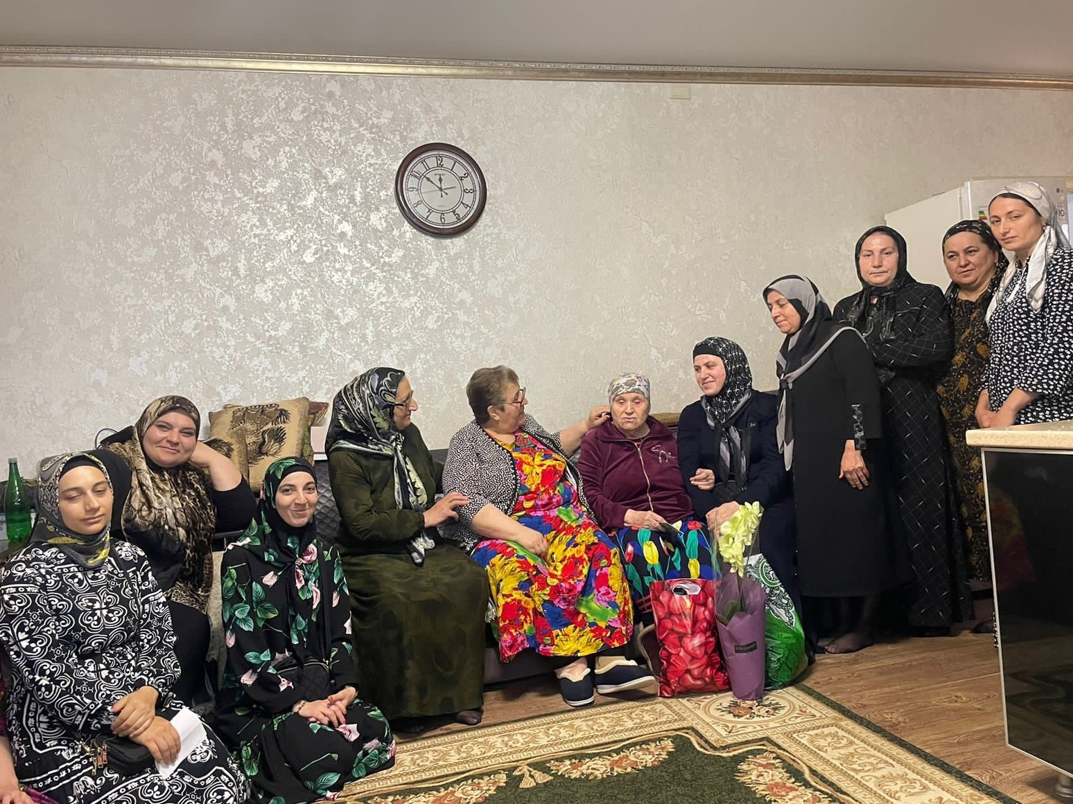 Посещение на дому труженицы тыла