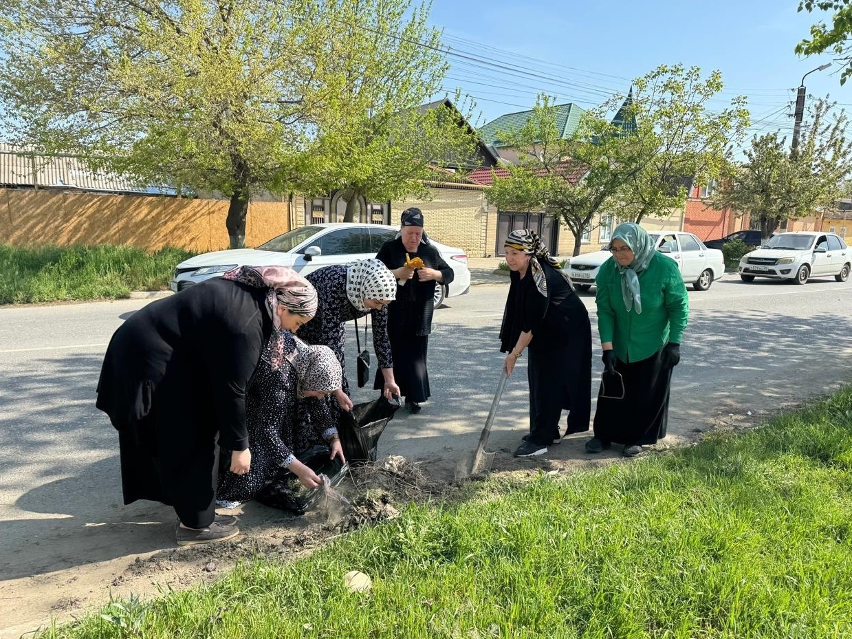 Участие в общереспубликанском субботнике