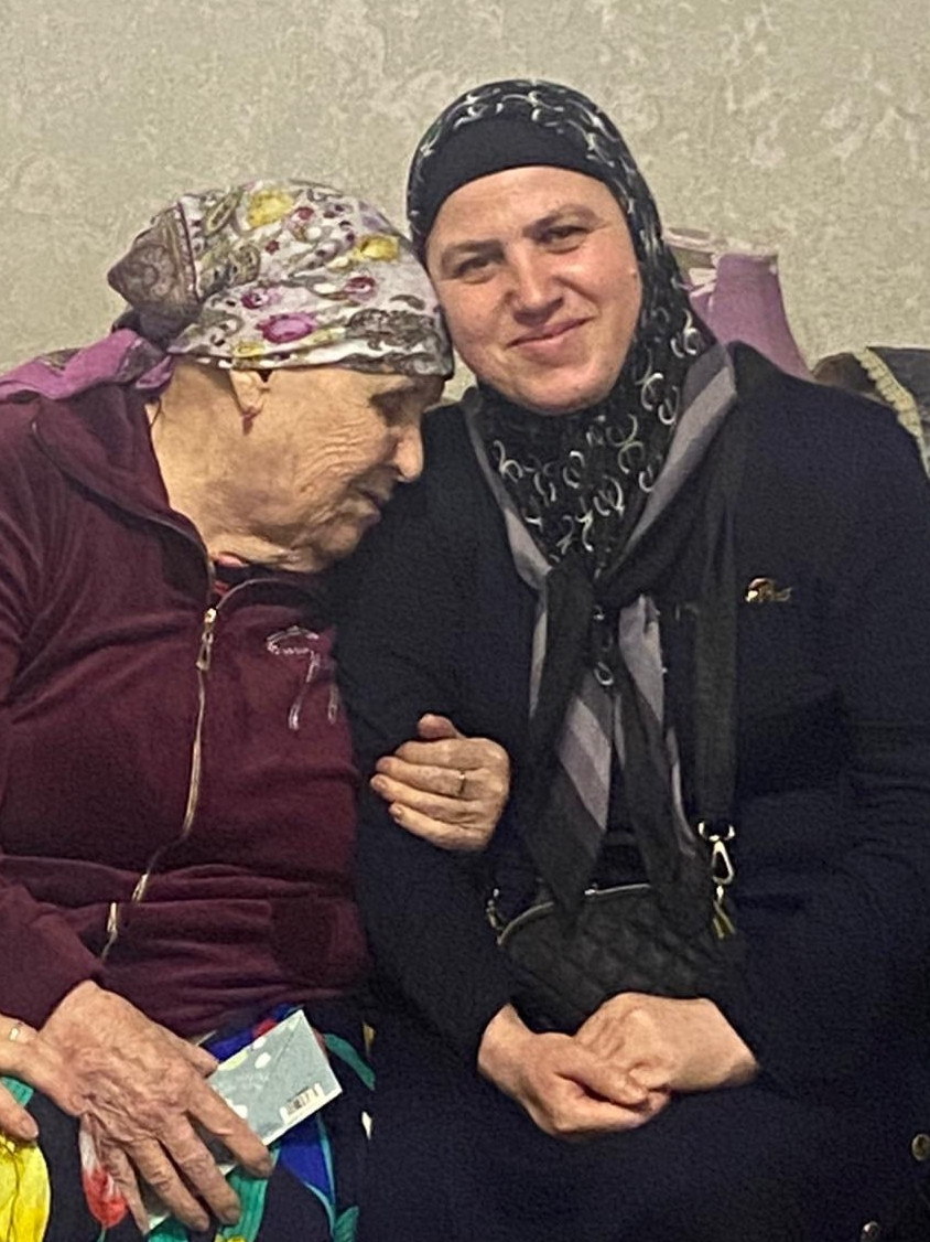 Посещение на дому труженицы тыла