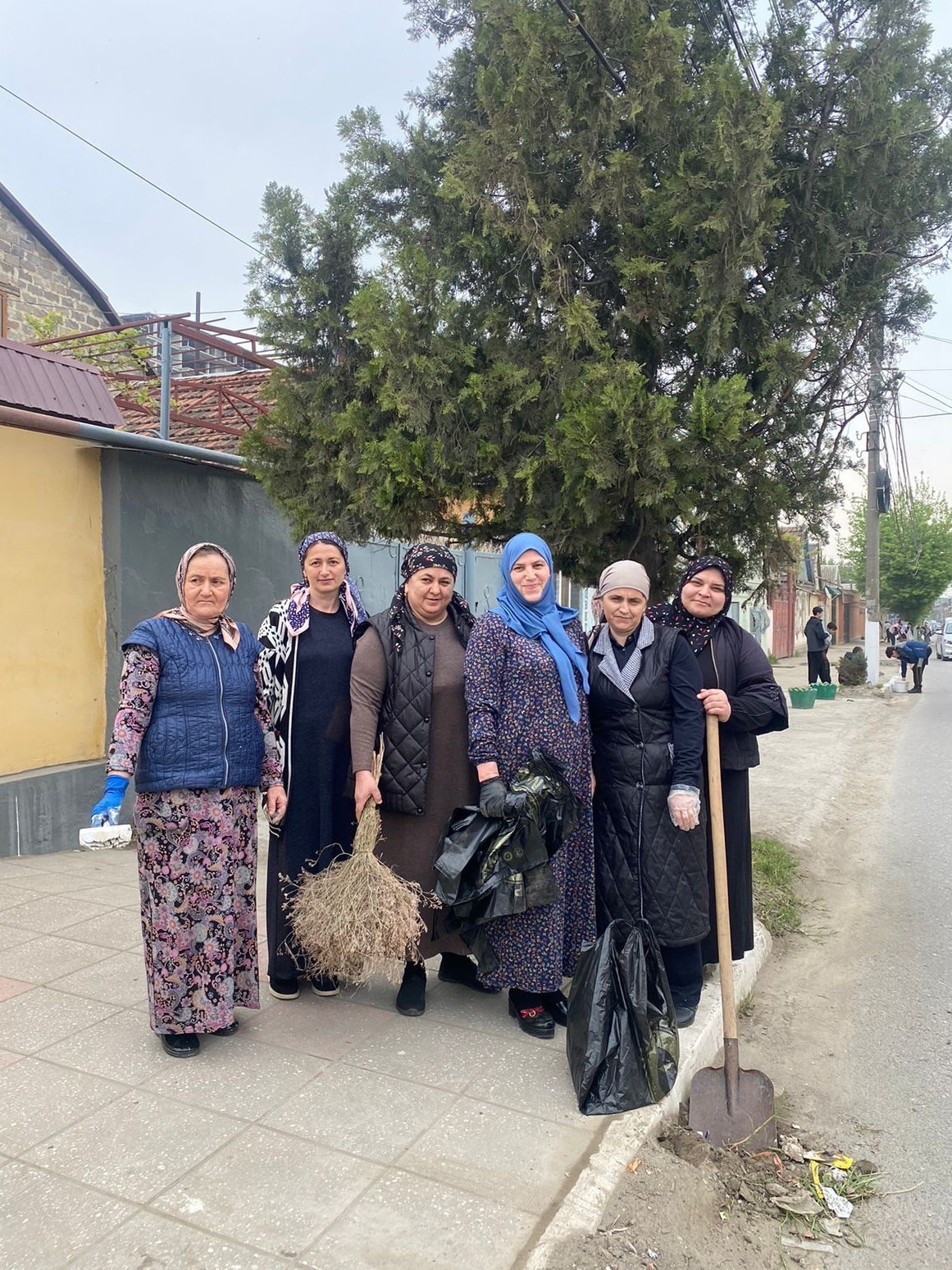 Участие в общереспубликанском субботнике